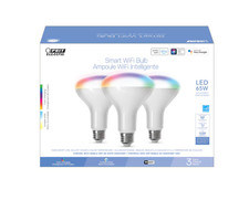 Feit Electric Smart Bulb 65 -Watt EQ BR30 Multicolor E26 Dimmable Smart LED