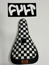 CULT VANS BMX  PRO BICYCLE OLD SCHOOL SEAT CHECKER BOARD BLACK