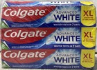 Colgate Advanced White Toothpaste 6 x 125ml Whiter in 7 days (size XL)