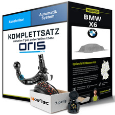 Für BMW X6 Typ G06 Anhängerkupplung abnehmbar +eSatz 7pol uni 04.2023-jetzt NEU