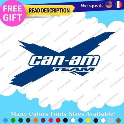 Fits Can - Am Decal Vinyl Sticker Team Outlander Maverick BRP Spyder Ryker X ATV