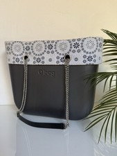 O BAG Borsa Large Completa Con Sacca Interna, 2 Bordi E Manico