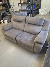 DFS Barrett 2 Seater Sofa And Recliner Chair and Footstool set 