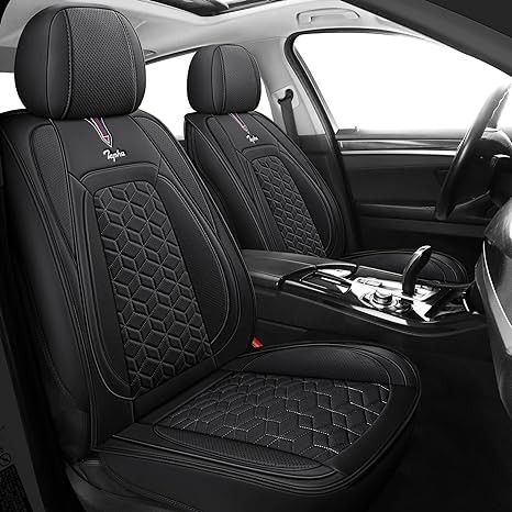 Комплект чехлов и подушек для автокресел Tapha Executive из кожзаменителя TAP-01-B1 - Черный