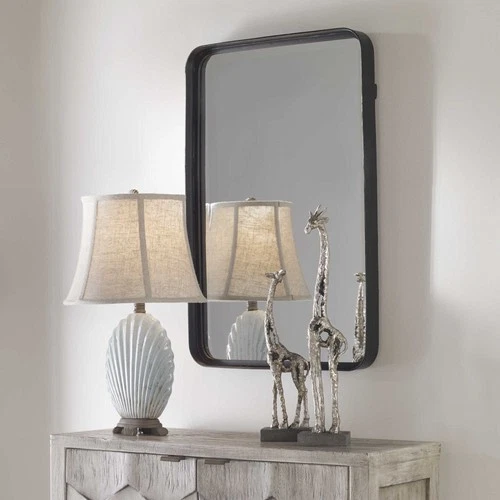 Uttermost 09573 Croften 20-1/4" W x 30-1/4" H Rectangular Framed - Black - Picture 3 of 9