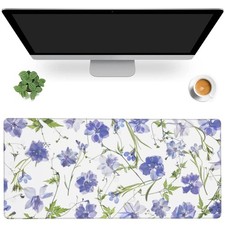 Gaming Mouse Mat Purple Flower Large Mouse Pad Extended Mouse Pad Desk Mat No...