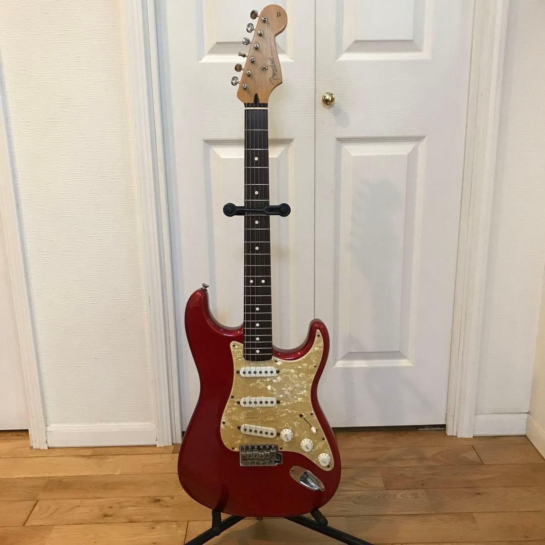 Electric Guitar Fender Stratocaster Deluxe Series SSS Red Made in