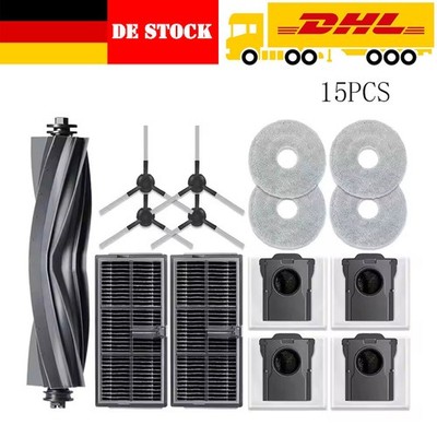 For Dreame L10s Ultra Gen 2/L30s Ultra Main Side Brush Filter Mop Dust Bag DE