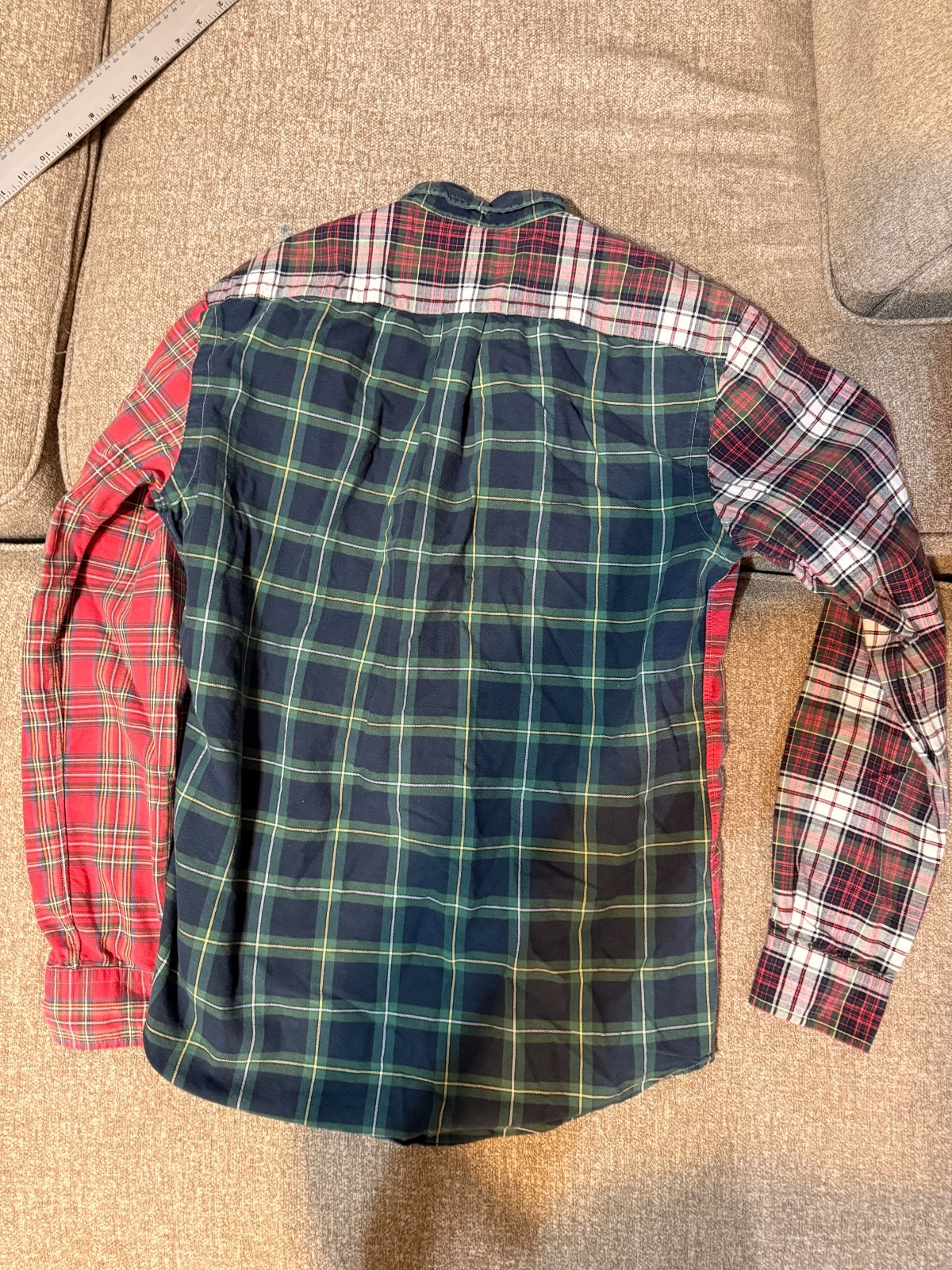 Ralph Lauren Patchwork Plaid Button Down Casual S… - image 7