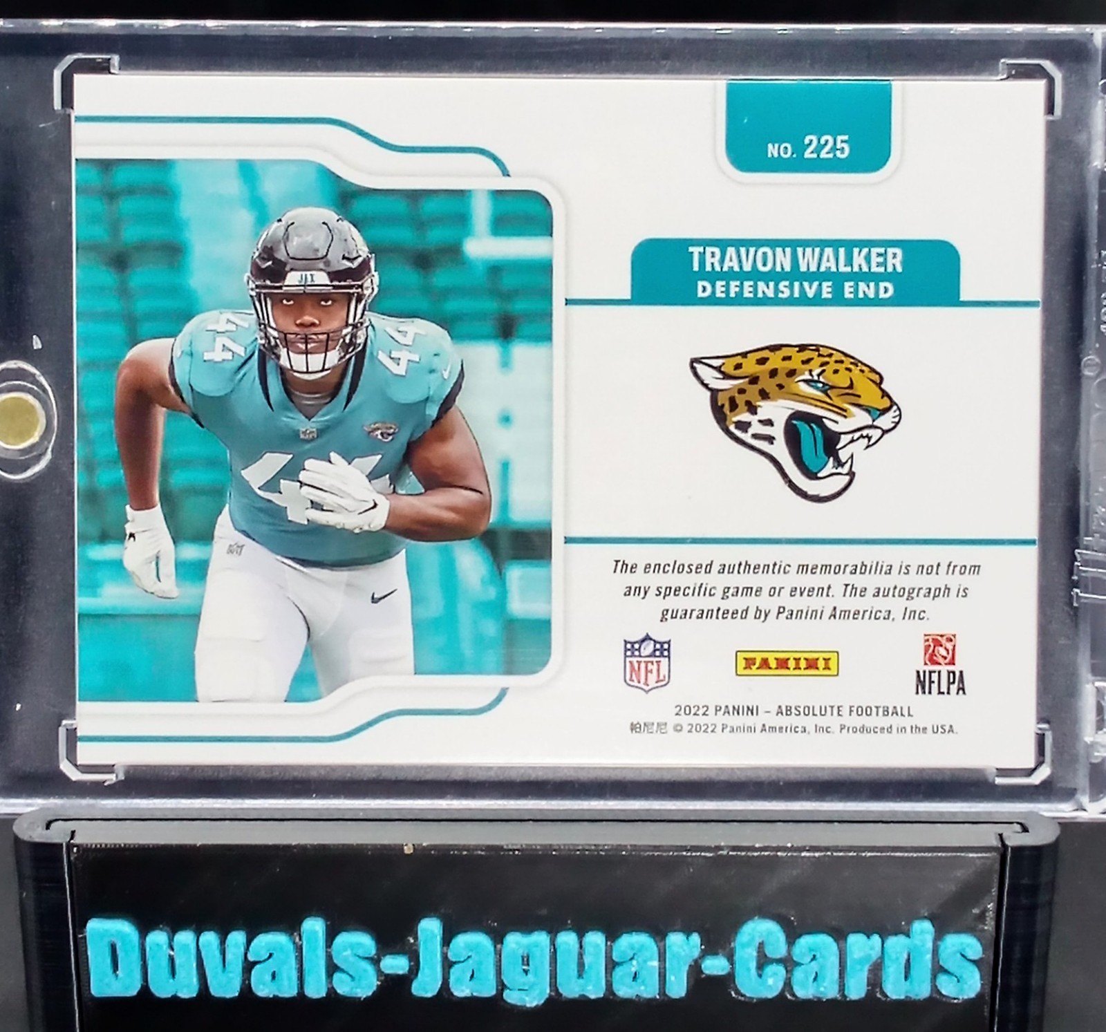 Travon Walker /49 SICK 💎MINT Quad Relic RPA RC Full Name Auto 2022 Abs MUST SEE view 3