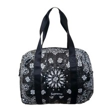 Supreme SS21 Box Logo Black Small Paisley Ban...
