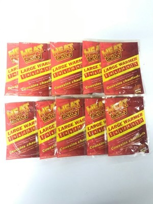 10x Heat factory Large Warmer Disposable Wärme Pack