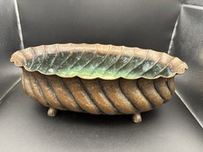 Egidio CASAGRANDE ITALIA Borgo Valsugana rame martellato giardiniere poggiapiedi 14