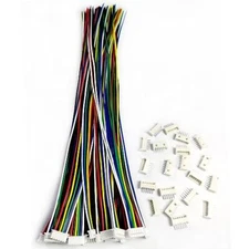 for 20 Sets JST 1.25mm 6 Pin Male Connector and 28AWG Female Connector Plug w...