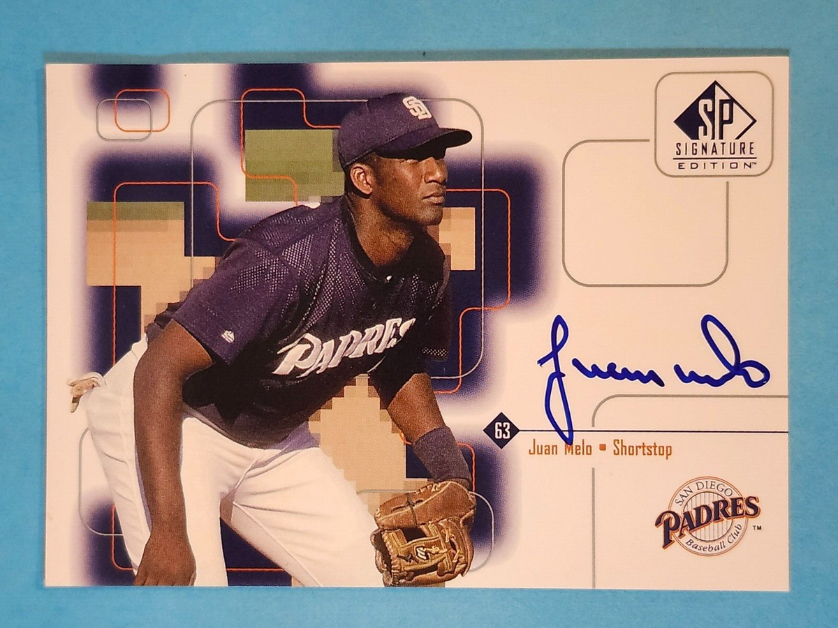1999 Upper Deck SP Signature Edition AUTO Juan Melo San
