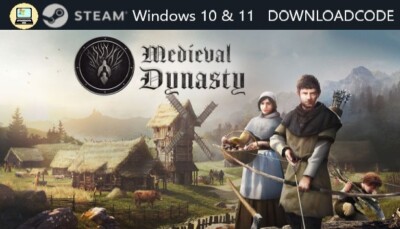 NEU PC Computer Spiel Medieval Dynasty für Windows 10 11 STEAM Download Code Key
