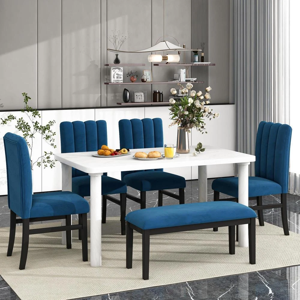 Bench seat table set hot sale