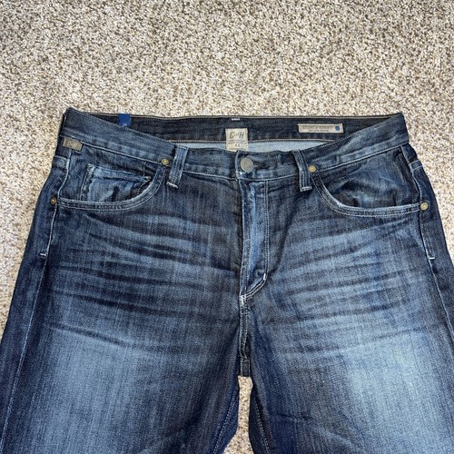 Citizens of Humanity Sid Denim Jeans Mens 34 X 30 Blue Straight Leg USA - Picture 2 of 17