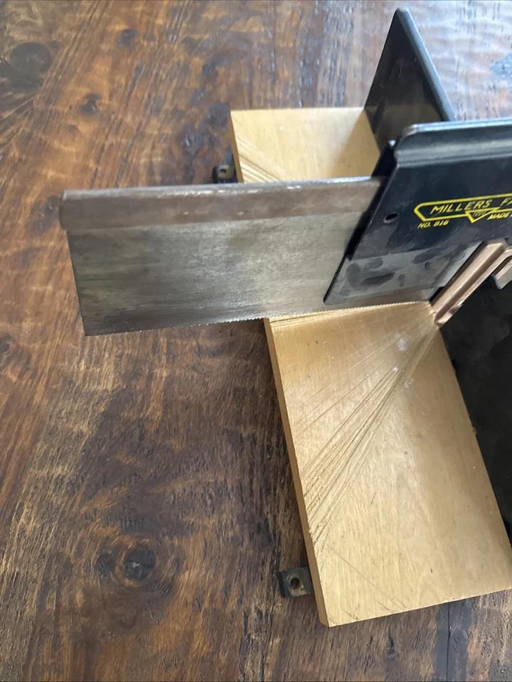 Vintage Millers Falls Langdon Acme Miter Mitre Box No 816 USA Made - Image 3 of 4