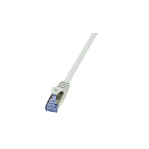 Kabel Patchkabel CAT.6A 0,25m Logilink Grau CQ3012S - Bild 1 von 1
