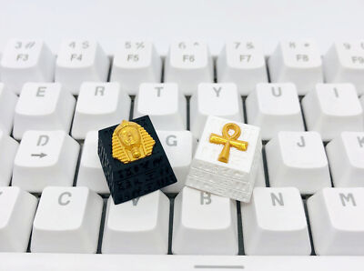 Egyptian Pyramids Keycaps Anka Pharaoh R4 Artisan Keycap For Mechanical Keyboard