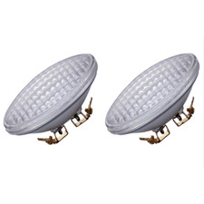 2 Pcs PAR36 LED Landscape Light Bulb 12V 9W Waterproof Red Green Blue White Warm