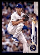2020 Topps #477 Brent Suter Milwaukee Brewers