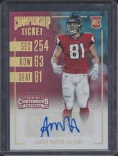 AUSTIN HOOPER 2016 CONTENDERS CHAMPIONSHIP TICKET FALCONS AUTO RC #D 26/99