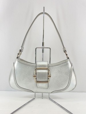 OSOI Shoulder Bag Handbag Silver BROCLE SMALL Used | eBay