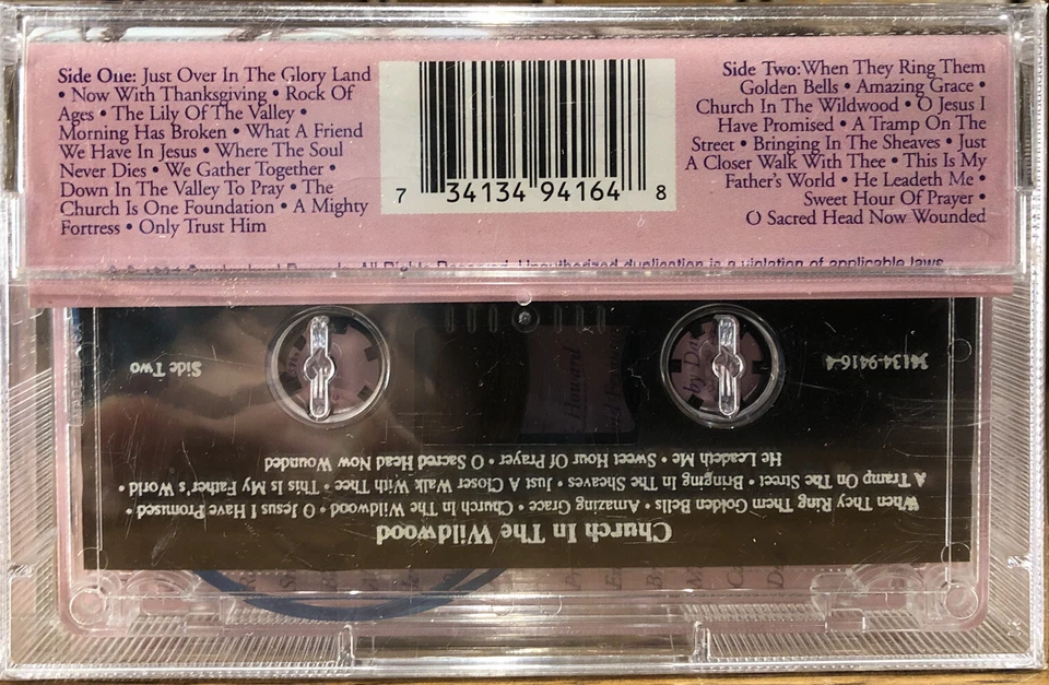 4 NEW Church in the Wildwood Gospel Hymns BLUEGRASS INSTRUMENT Cassette Tape LOT - Image 2 of 4