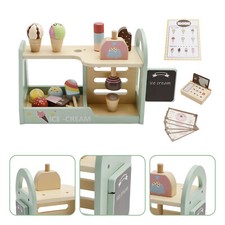 Simulation Dessert And Serve Ice Cream Counter Kid Play Educational Toy Set