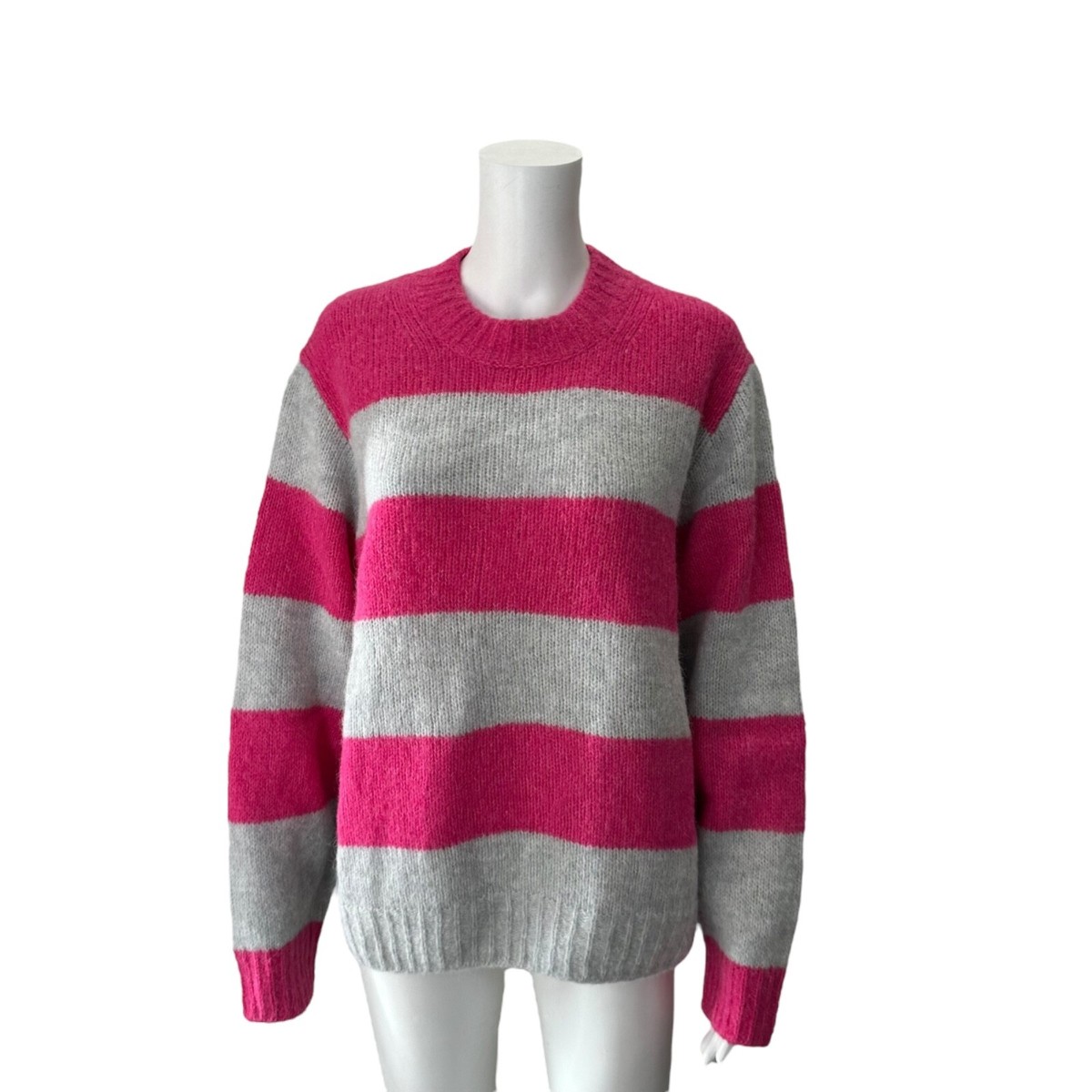 rosymonsterクリスピーサテントップス　ピンク Circus Stripe ドレス ピンク×サックス／select | tulle