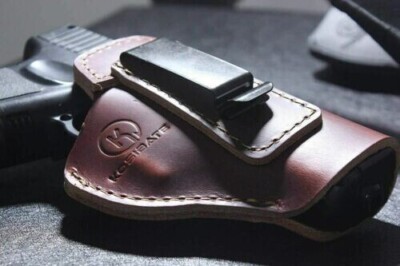 Brown Leather IWB Holster for Beretta Bobcat 21A (22/25)/Tomcat 3032 (32) R TOP 