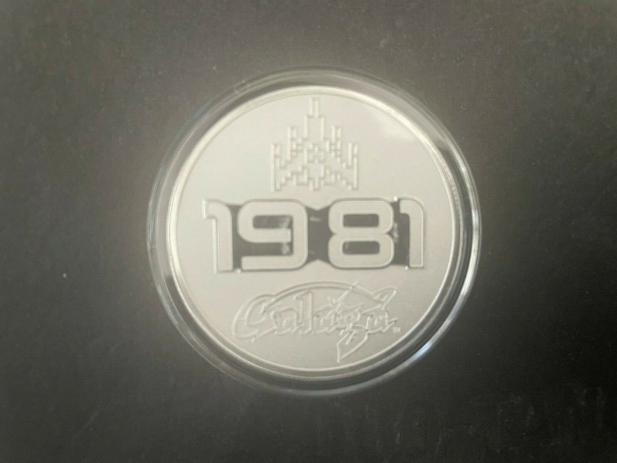 その他 GALAGA 40th Anniversary Coin 1981 2021 Niue 1oz $2 Galaga 1981 Fighter spaceship 40TH