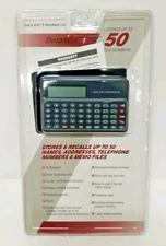 Vintage SelecTronics DataStor 1 Stores Names Numbers Address Memo File Assistant