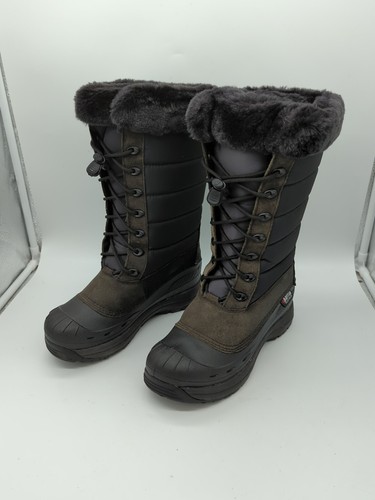 Baffin Women's Iceland black Suede Snow 