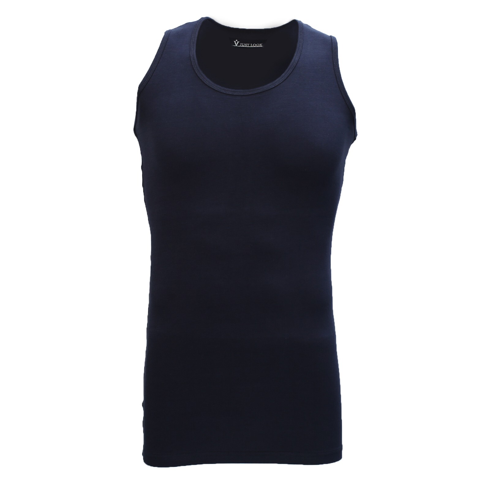 Mens Vest Tops Cotton Plain Classic Vests Summer Training Gym Tank Top