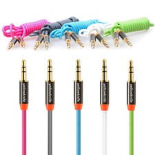 3.5mm AUX AUXILIARY CORD 3FT Male Cable F Home / Car Stereos  More multicolor