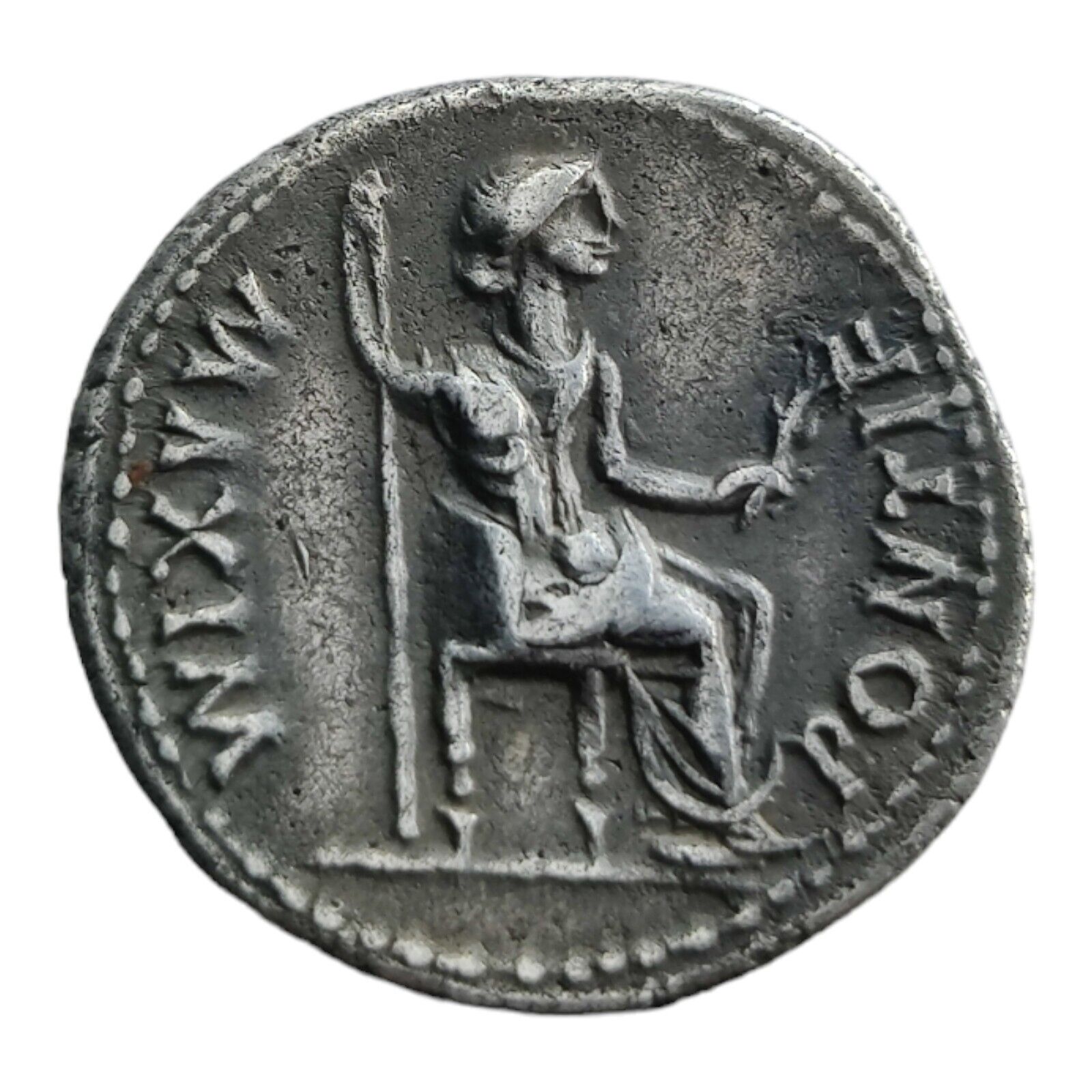 Tiberius AR Denarius Silver Tribute Penny Group 4 18-35 AD Roman Bible Coin 9H