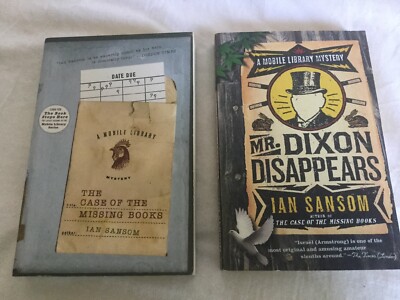 2 Mystery PBs by Ian Sansom: Case of the Missing Books & Mr Dixon Disappears 