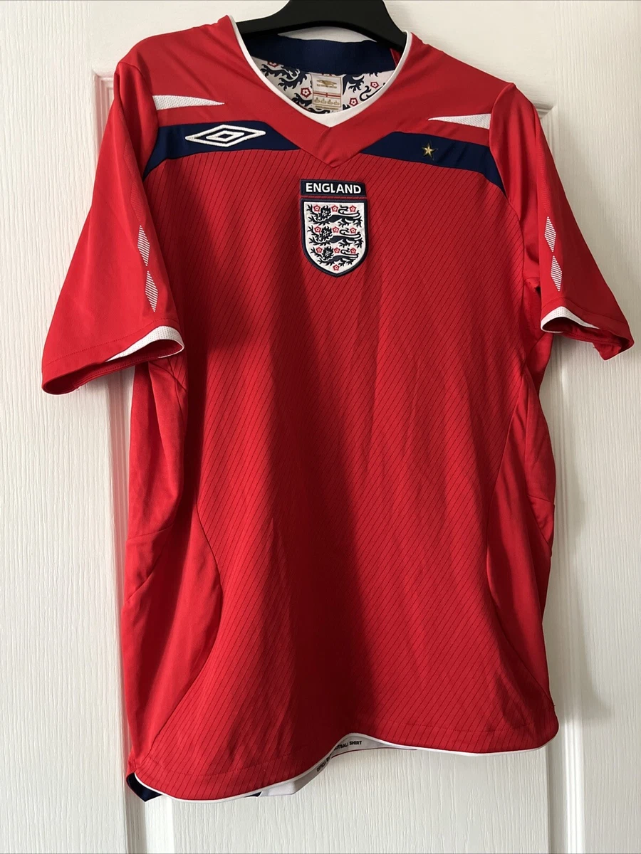 Maillot Angleterre Domicile 2009-2010 – Umbro, Taille XS (34), Homme