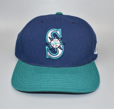 Seattle Mariners Vintage Logo Athletic DADA SAMPLE Wool Snapback Cap Hat