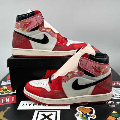 定価4万5000円 NIKE JORDAN 28cm スニーカー Men's Nike Air Jordan 1 OG Retro High Satin Snake Chicago W7/M5.5