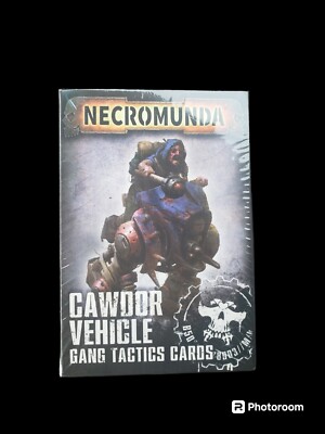 Warhammer  40k Necromunda - Cawdor Vehicle Gang Tactics Cards 2023-NEW