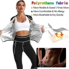 The Kewlioo Men's Sauna Suit Heat Trapping Shirt - Hot Sweat Body Shaper Vest US