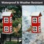 Outdoor-Wild-Bird-Feeder-Weatherproof-House-Design-Garden-Yard-Decoration-Red thumbnail 8