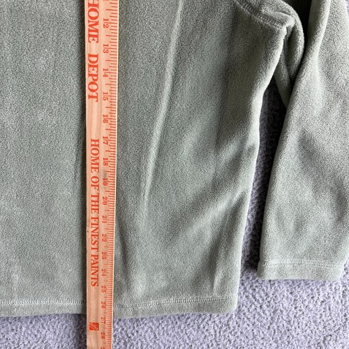 NEW Vintage Croft & Barrow Jacket Womens Plus Size 1X Green Fleece Zip Christmas - Picture 9 of 10