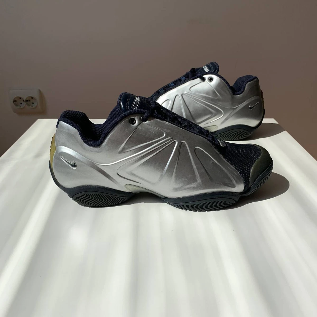 !DS 2002 Nike CourtPosite Andre Agassi Air Zoom Supreme Alcaraz Tenis US11