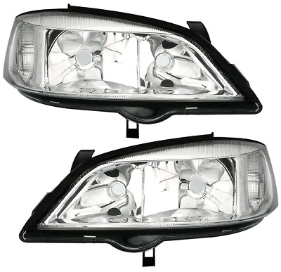Scheinwerfer Set für Opel Astra G links + rechts Hauptscheinwerfer Halogen