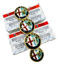 Juego Tapas Centrales (50mm) x4 Alfa Romeo 147 156 GT GTV Spider Mito Giulietta